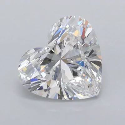 0.94ct D VVS2 Rare Carat Ideal Cut Heart Lab Grown Diamond