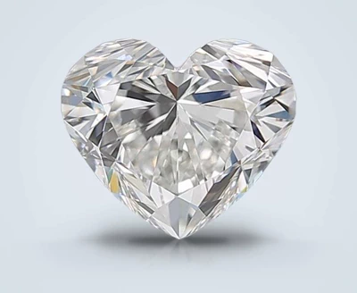 1.02ct F VVS2 Rare Carat Ideal Cut Heart Diamond