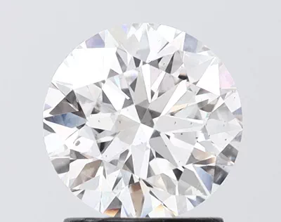 1.58ct F SI1 Rare Carat Ideal Cut Round Lab Grown Diamond