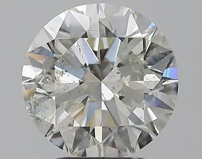 3.01ct H SI2 Excellent Cut Round Diamond