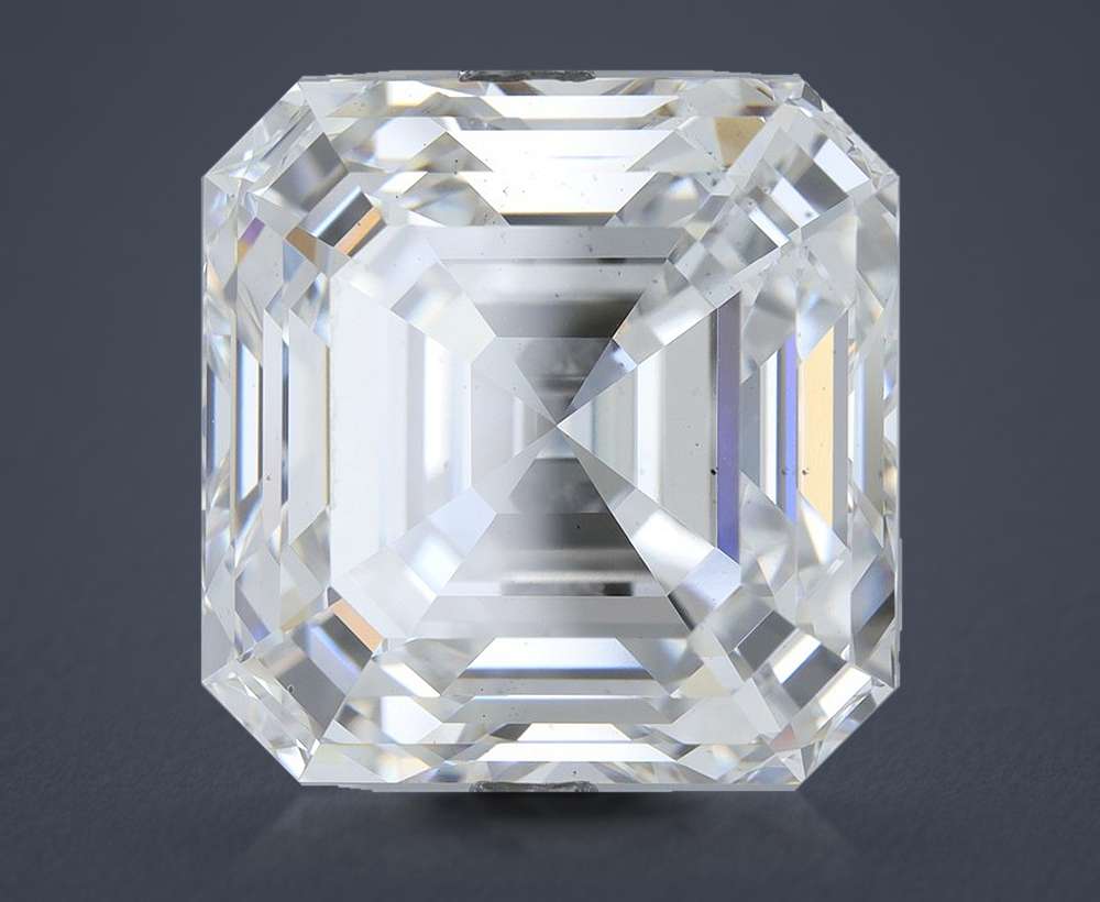 10.83ct F VS2 Rare Carat Ideal Cut Asscher Lab Grown Diamond