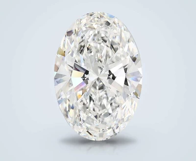 10.04ct F VVS2 Rare Carat Ideal Cut Oval Lab Grown Diamond