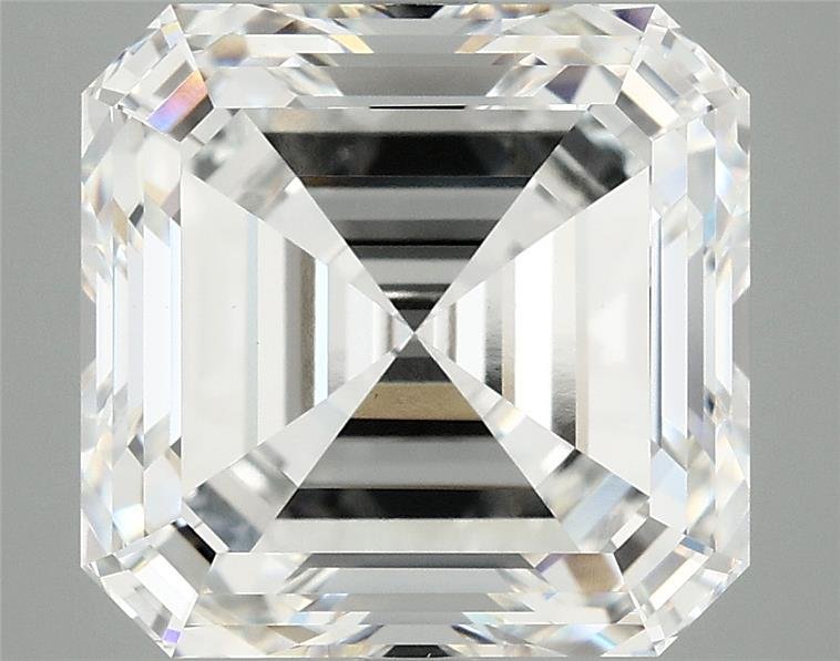 7.01ct F VVS2 Excellent Cut Asscher Lab Grown Diamond