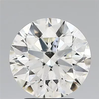 2.50ct I SI2 Rare Carat Ideal Cut Round Diamond
