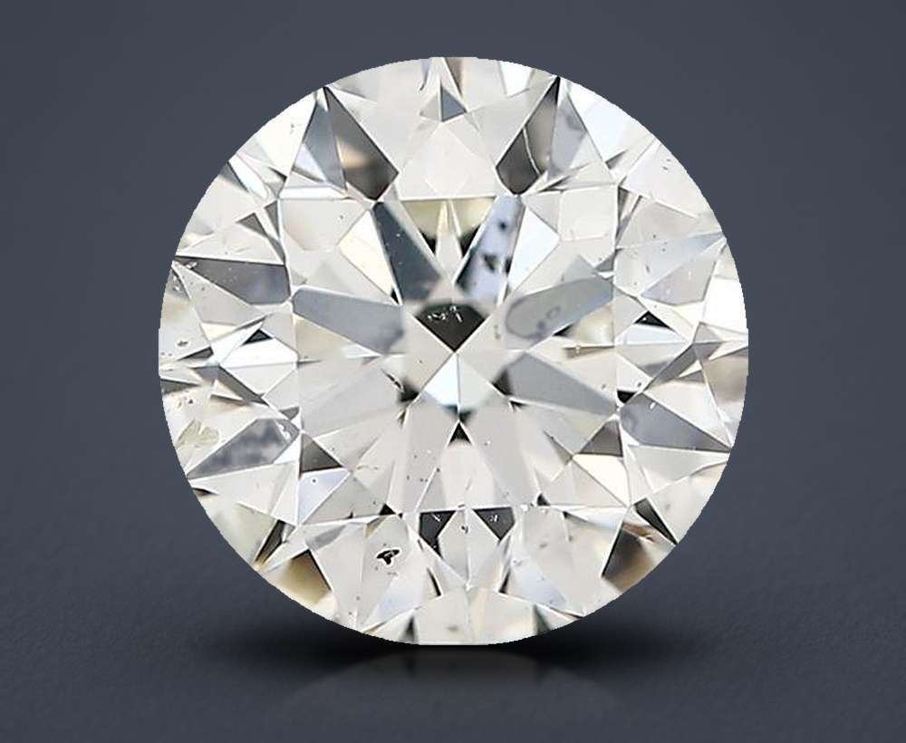 2.50ct I SI2 Rare Carat Ideal Cut Round Diamond