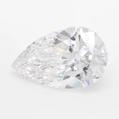 1.23ct D VVS1 Rare Carat Ideal Cut Pear Lab Grown Diamond