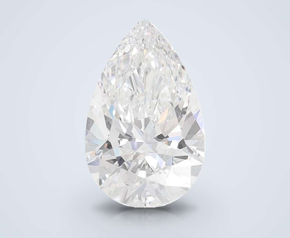1.23ct D VVS1 Rare Carat Ideal Cut Pear Lab Grown Diamond