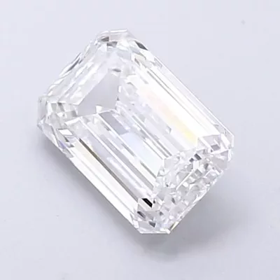 0.93ct D VVS1 Rare Carat Ideal Cut Emerald Lab Grown Diamond