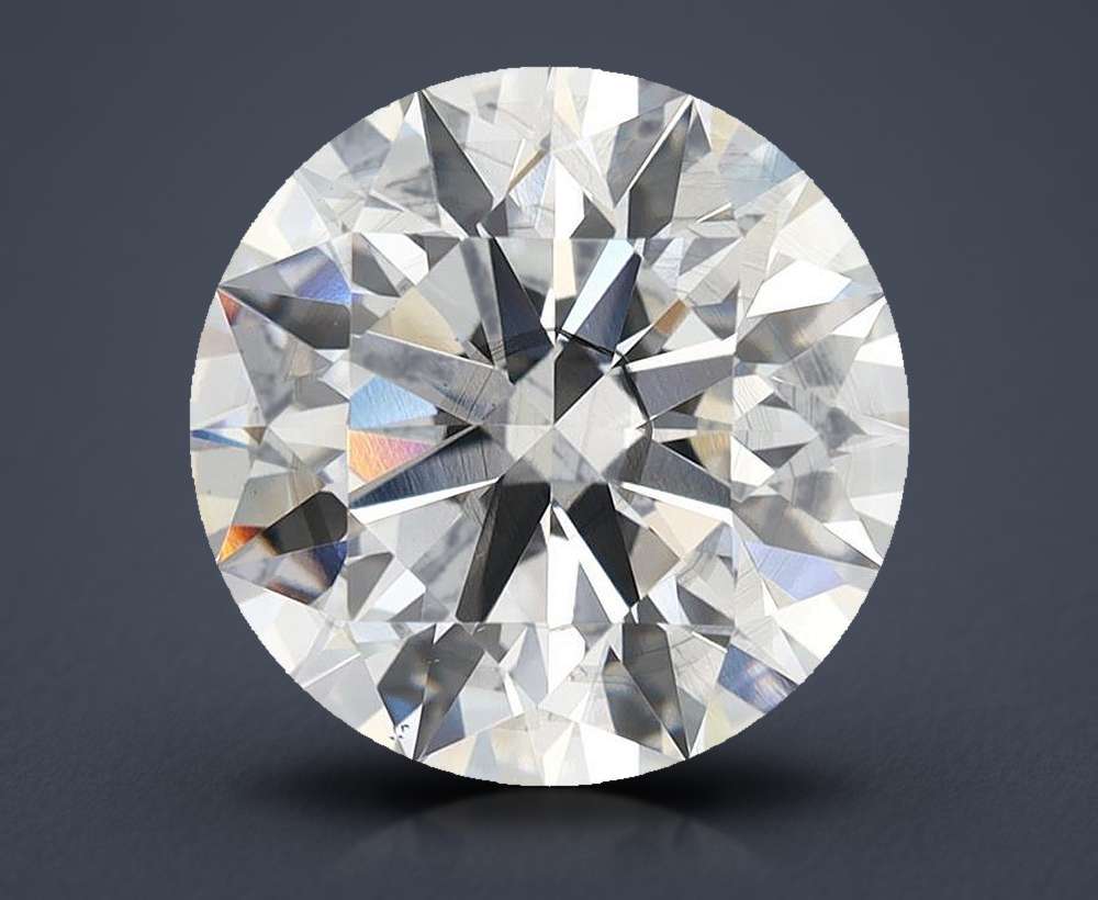 5.02ct F SI1 Rare Carat Ideal Cut Round Lab Grown Diamond