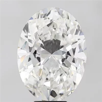 9.00ct F VS2 Rare Carat Ideal Cut Oval Lab Grown Diamond