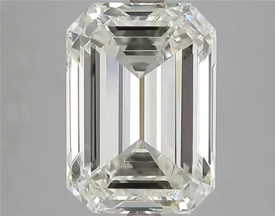 7.01ct J VVS1 Very Good Cut Emerald Diamond