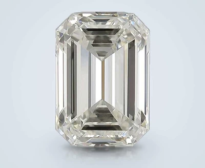 7.01ct J VVS1 Rare Carat Ideal Cut Emerald Diamond