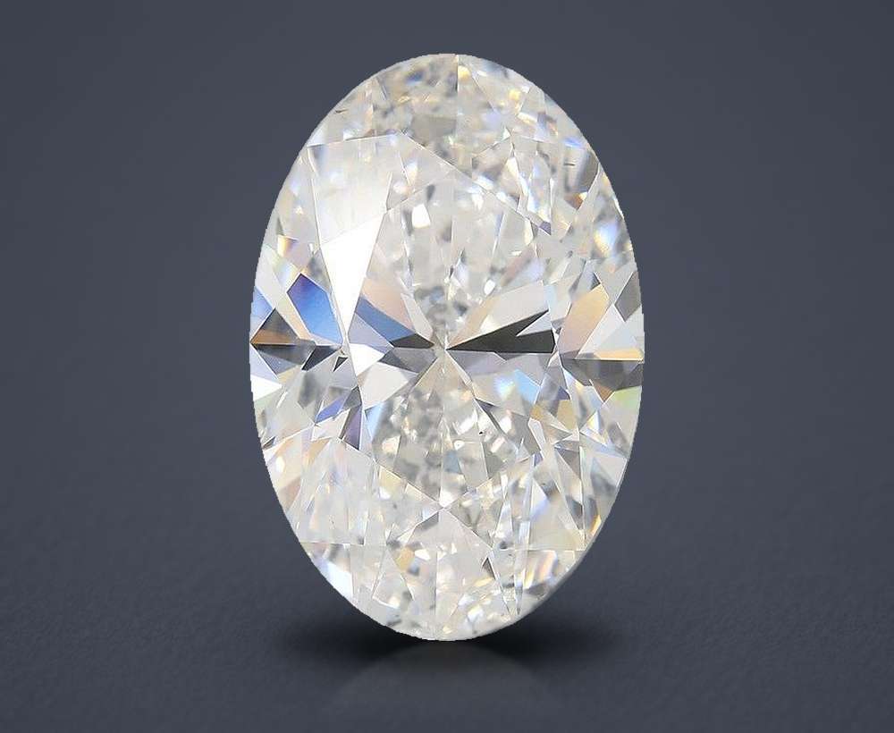 10.02ct E VS2 Very Good Cut Oval Lab Grown Diamond