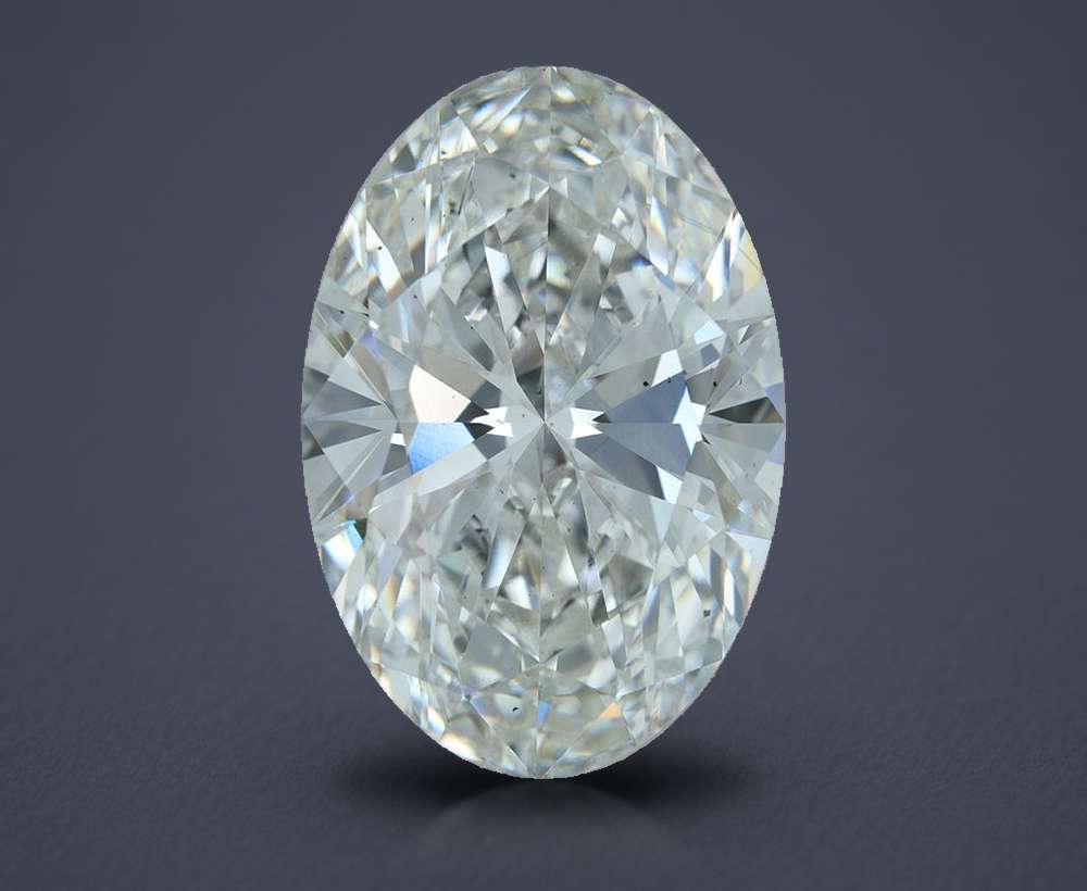 22.51ct F VS2 Rare Carat Ideal Cut Oval Lab Grown Diamond