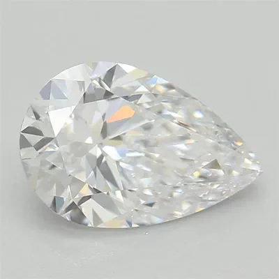 1.01ct D VS2 Rare Carat Ideal Cut Pear Lab Grown Diamond