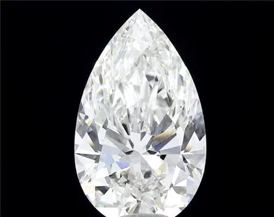 10.54ct F VVS2 Rare Carat Ideal Cut Pear Lab Grown Diamond