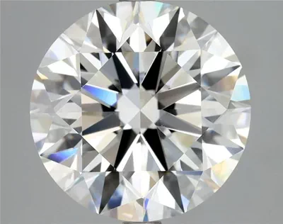 5.01ct E VS2 Rare Carat Ideal Cut Round Diamond