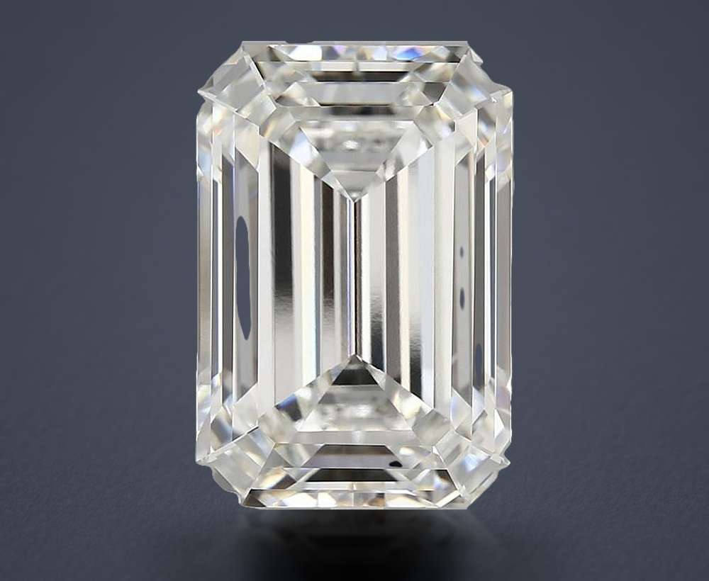 15.78ct F VVS2 Rare Carat Ideal Cut Emerald Lab Grown Diamond