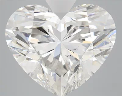 6.04ct F SI1 Rare Carat Ideal Cut Heart Lab Grown Diamond