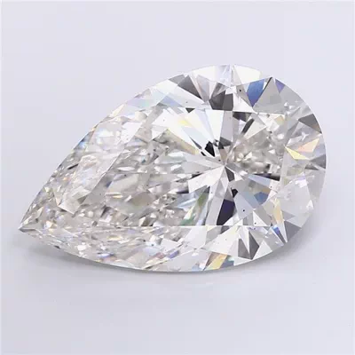 20.50ct G VS2 Rare Carat Ideal Cut Pear Lab Grown Diamond