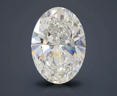 16.09ct F VS1 Rare Carat Ideal Cut Oval Lab Grown Diamond