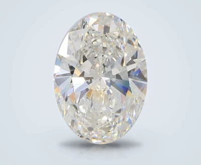 16.09ct F VS1 Rare Carat Ideal Cut Oval Lab Grown Diamond