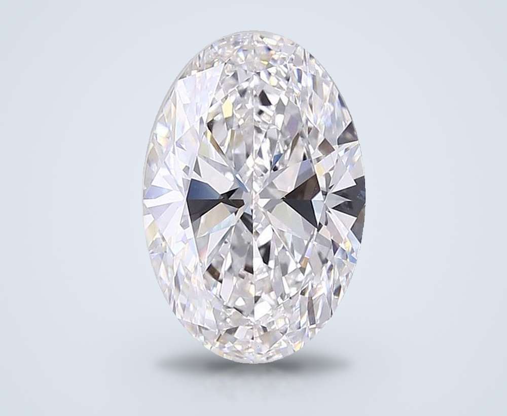 7.02ct E VS1 Rare Carat Ideal Cut Oval Lab Grown Diamond