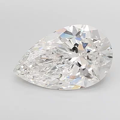 7.02ct F VVS2 Rare Carat Ideal Cut Pear Lab Grown Diamond