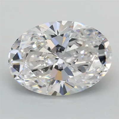 3.05ct D VS1 Rare Carat Ideal Cut Oval Lab Grown Diamond