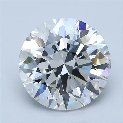 7.04ct H VS1 Rare Carat Ideal Cut Round Diamond