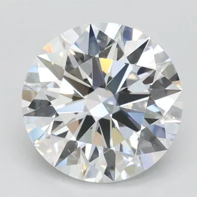 1.66ct D FL Rare Carat Ideal Cut Round Lab Grown Diamond