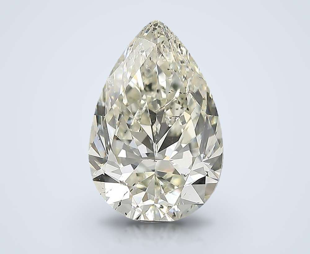 3.50ct K SI2 Very Good Cut Pear Diamond