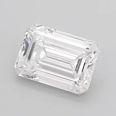 2.10ct D VS1 Rare Carat Ideal Cut Emerald Lab Grown Diamond