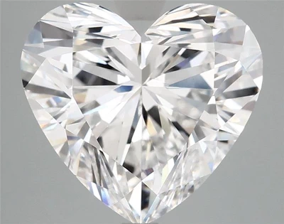 6.06ct E VVS2 Rare Carat Ideal Cut Heart Lab Grown Diamond
