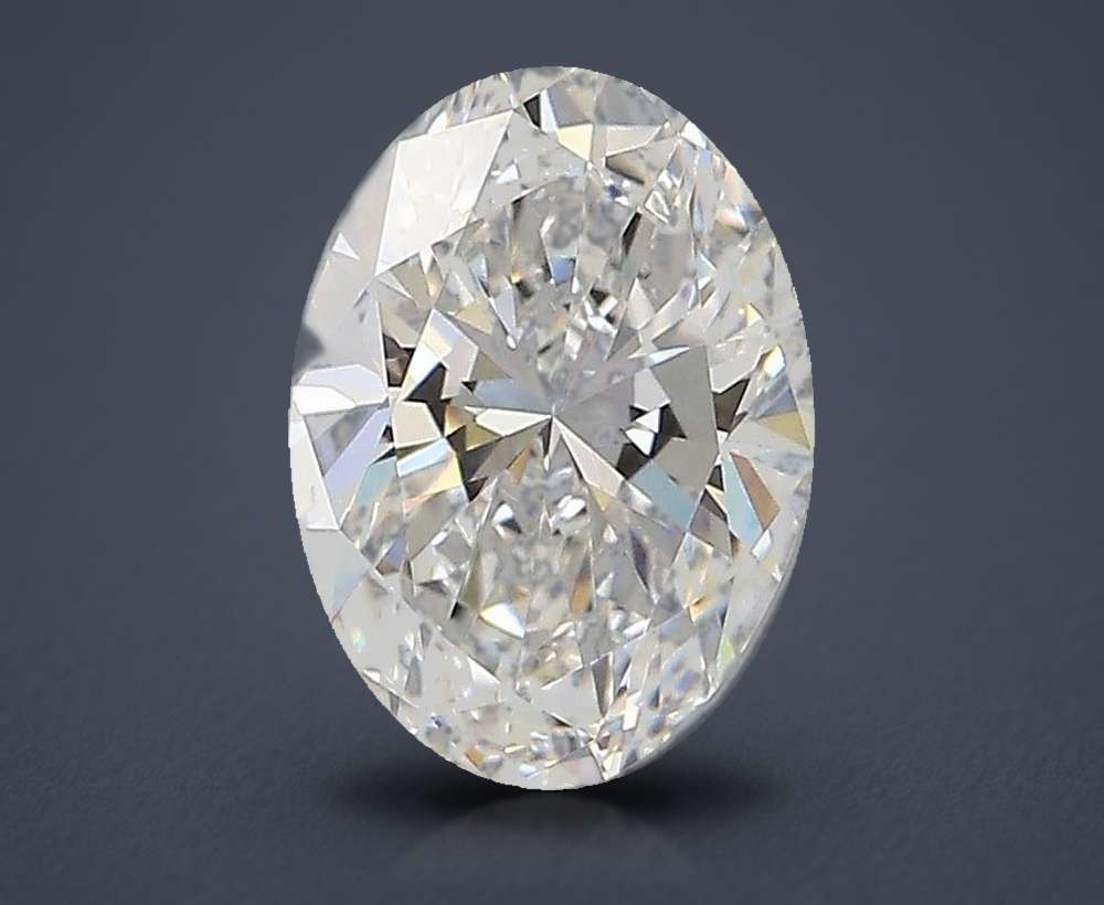 1.55ct D VVS2 Rare Carat Ideal Cut Oval Lab Grown Diamond