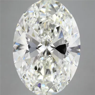 12.09ct F VVS2 Rare Carat Ideal Cut Oval Lab Grown Diamond