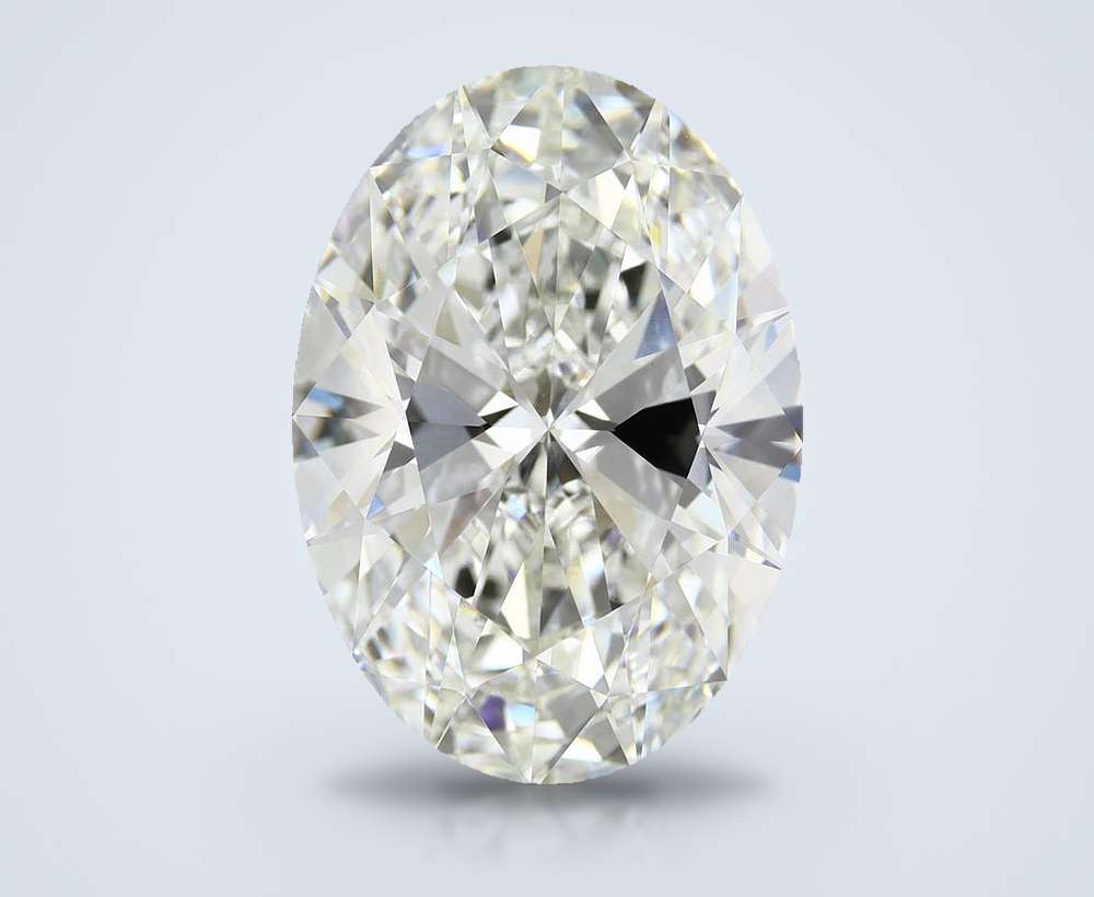 12.09ct F VVS2 Rare Carat Ideal Cut Oval Lab Grown Diamond