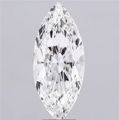 4.01ct F VS2 Rare Carat Ideal Cut Marquise Diamond