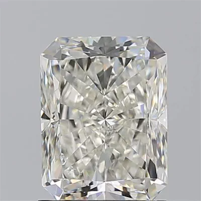 1.55ct J SI2 Rare Carat Ideal Cut Radiant Diamond