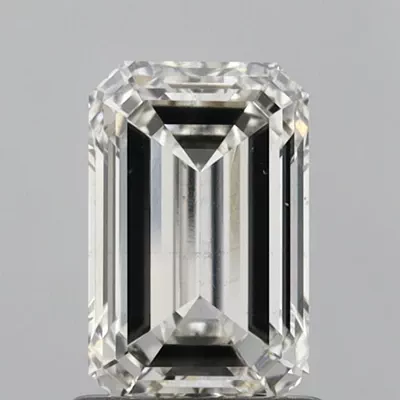 1.39ct H VS2 Excellent Cut Emerald Lab Grown Diamond
