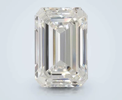 8.04ct F VVS2 Rare Carat Ideal Cut Emerald Lab Grown Diamond