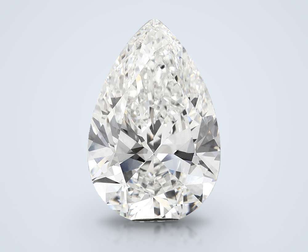 14.02ct F VVS2 Rare Carat Ideal Cut Pear Lab Grown Diamond