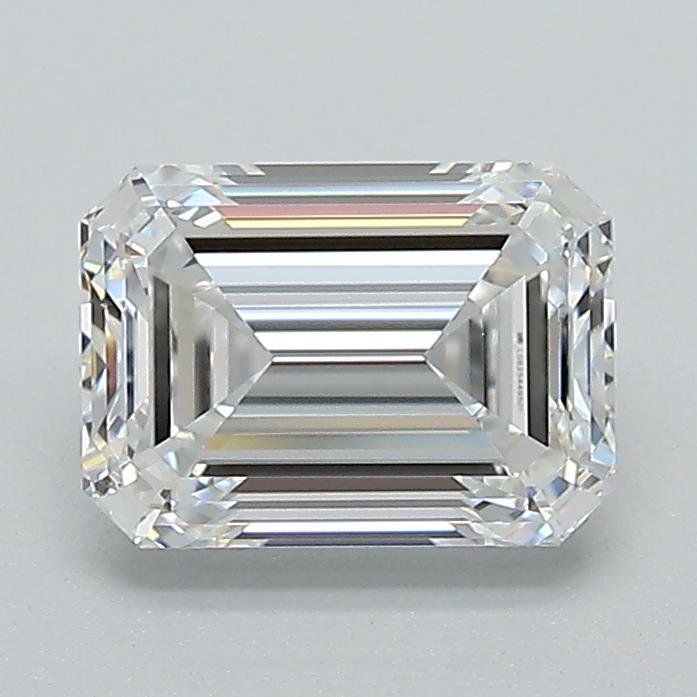 1.52ct D VS1 Excellent Cut Emerald Lab Grown Diamond
