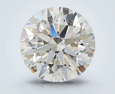 4.01ct J VVS2 Excellent Cut Round Diamond