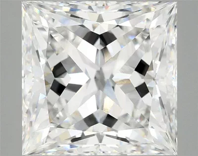 7.12ct E VVS2 Rare Carat Ideal Cut Princess Lab Grown Diamond