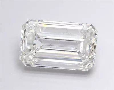 10.07ct H SI1 Very Good Cut Emerald Lab Grown Diamond