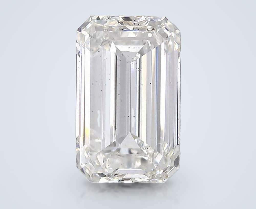 10.07ct H SI1 Very Good Cut Emerald Lab Grown Diamond