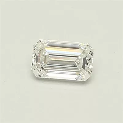 0.40ct E SI1 Rare Carat Ideal Cut Emerald Diamond