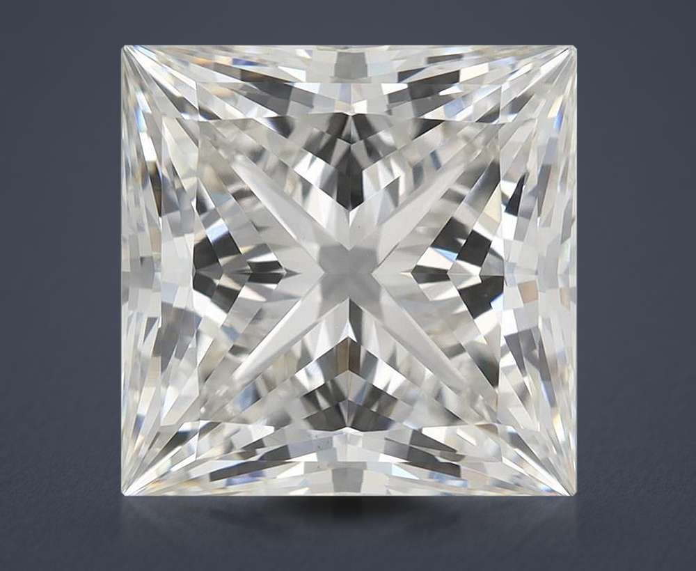 9.02ct H VS1 Rare Carat Ideal Cut Princess Lab Grown Diamond