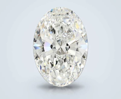 10.13ct F VVS2 Rare Carat Ideal Cut Oval Lab Grown Diamond